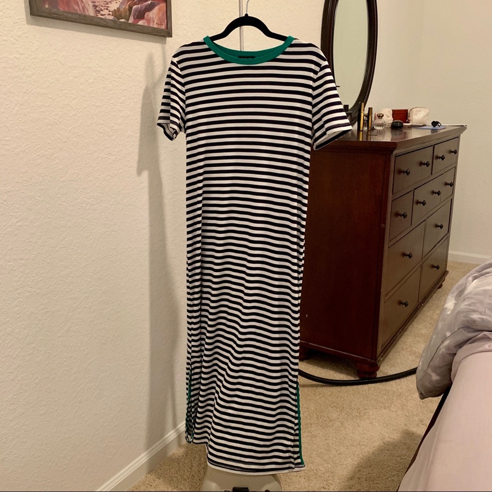 Roolee Striped Sheath Dress